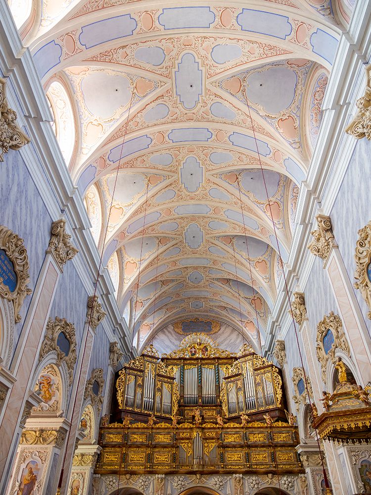 The collegiate church-the interior-Gottweig Abbey-a UNESCO World Heritage Site-Wachau-Lower Austria